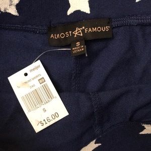 Almost Famous Shorts - star navy shorts Almost Famous Shorts - star navy shorts